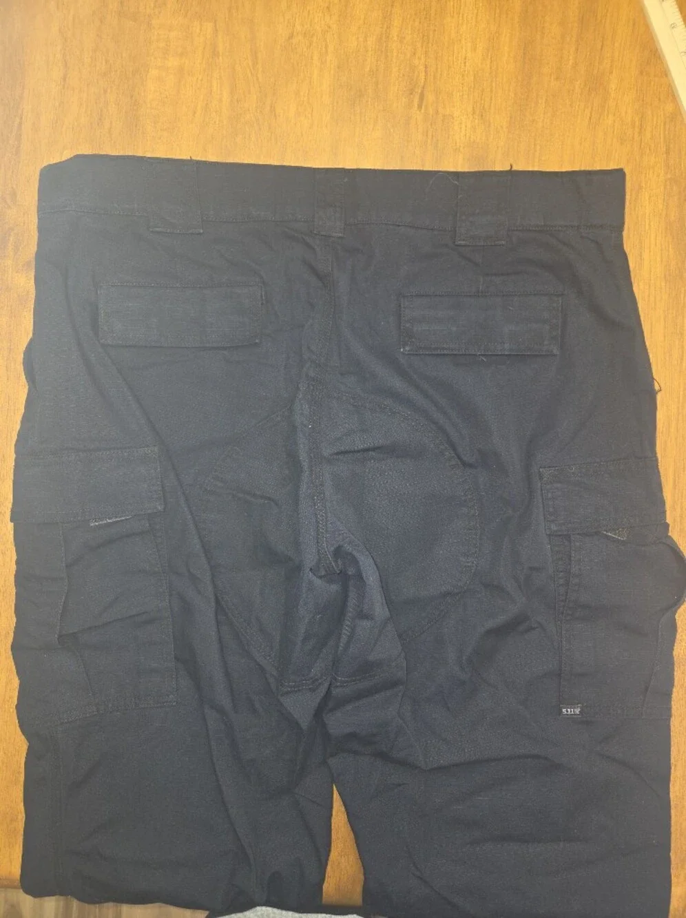 5.11 Tactical Dark Navy Blue Cargo Pants Utility Pockets Drawstring Ankle Sz 18